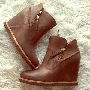 UGG Australia 'Myrna' Wedge Ankle Bootie